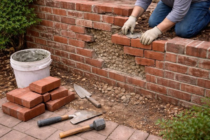 Brick Fence Repair in Phoenix, AZ