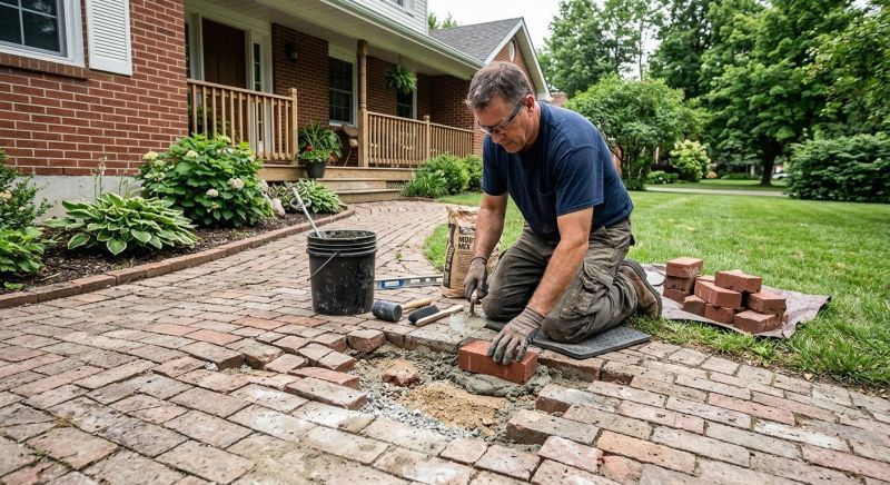 Brick Flatwork Repair in Fountain Hills, AZ