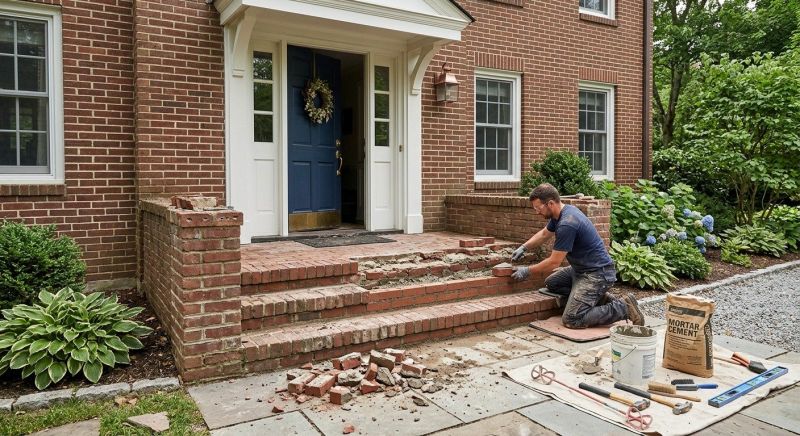 Brick Flatwork Repair in Glendale, AZ