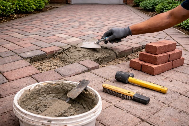 Brick Flatwork Repair in New River, AZ