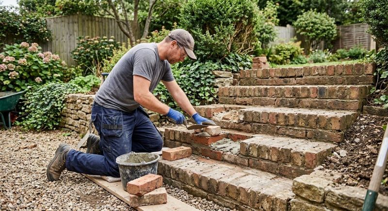 Brick Stairs Repair in Peoria, AZ