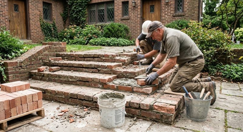 Brick Stairs Repair in Rio Verde, AZ