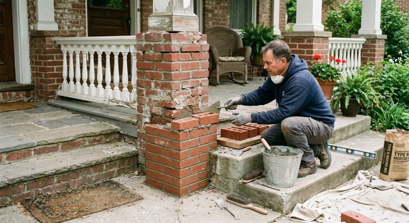 Brick Stairs Repair in Rio Verde, AZ