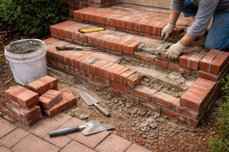 Brick Stairs Repair in Tempe, AZ