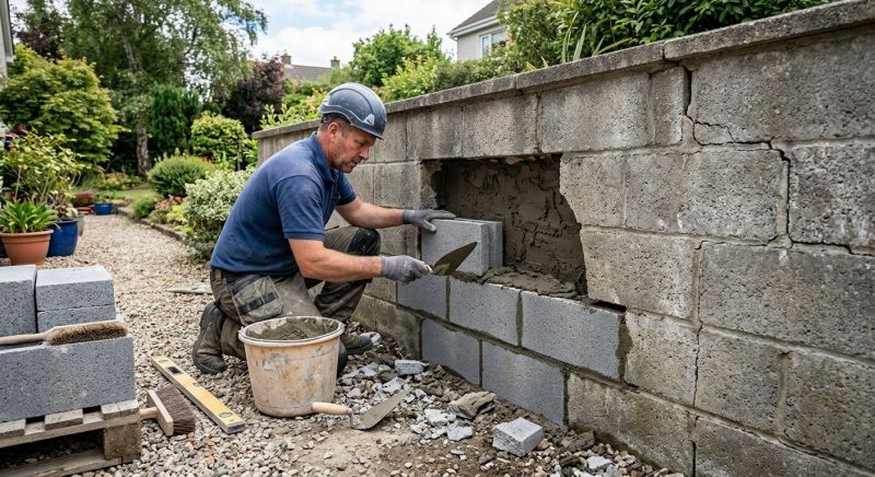 Concrete Block Repair in Avondale, AZ