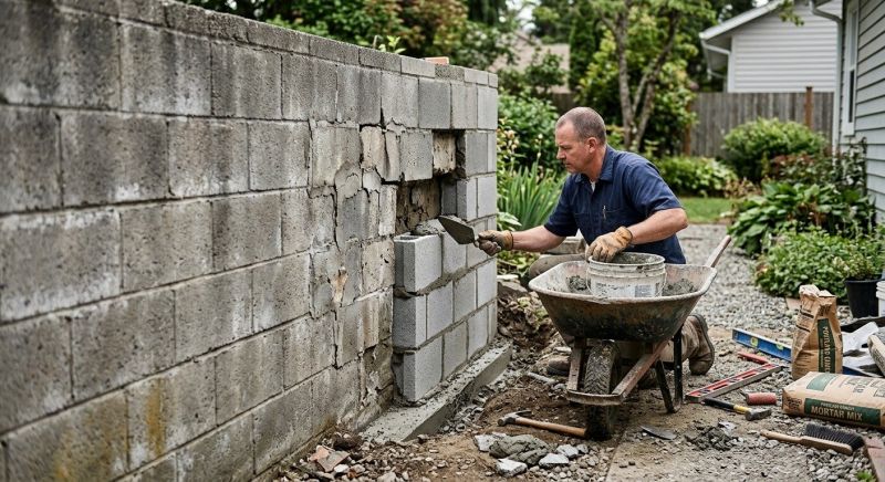 Concrete Block Repair in Rio Verde, AZ