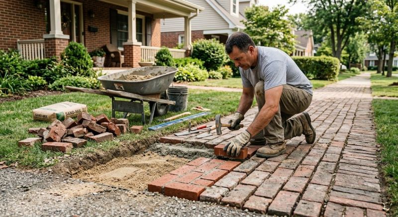 Entryway Brick Repair in Phoenix, AZ