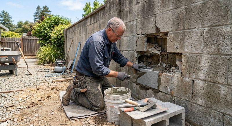 Masonry Wall Repair in Phoenix, AZ