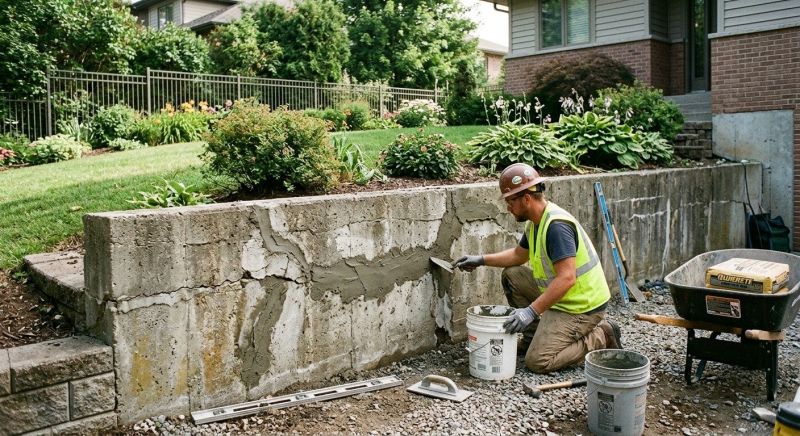 Retaining Wall Repair in Gilbert, AZ
