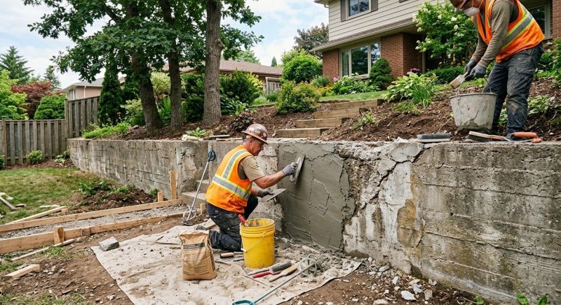 Retaining Wall Repair in Sun City, AZ