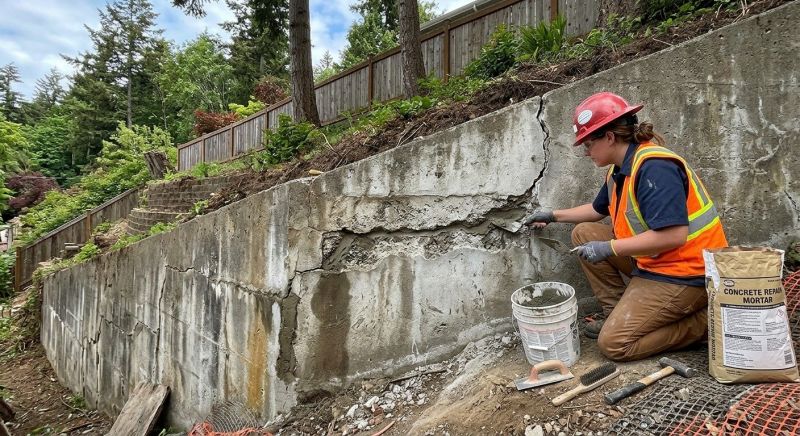 Retaining Wall Repair in Surprise, AZ