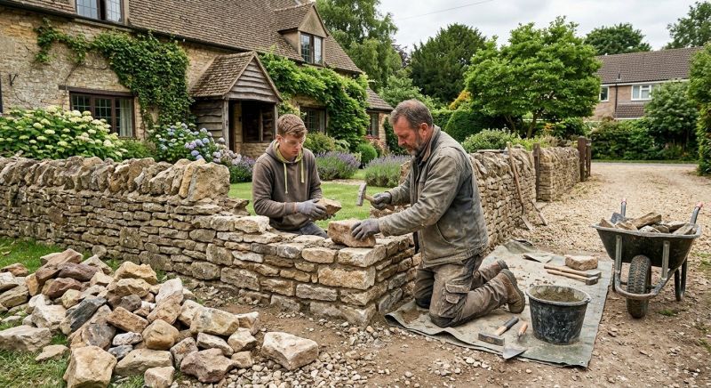 Stone Wall Repair in Avondale, AZ