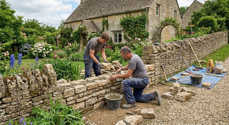 Stone Wall Repair in Rio Verde, AZ