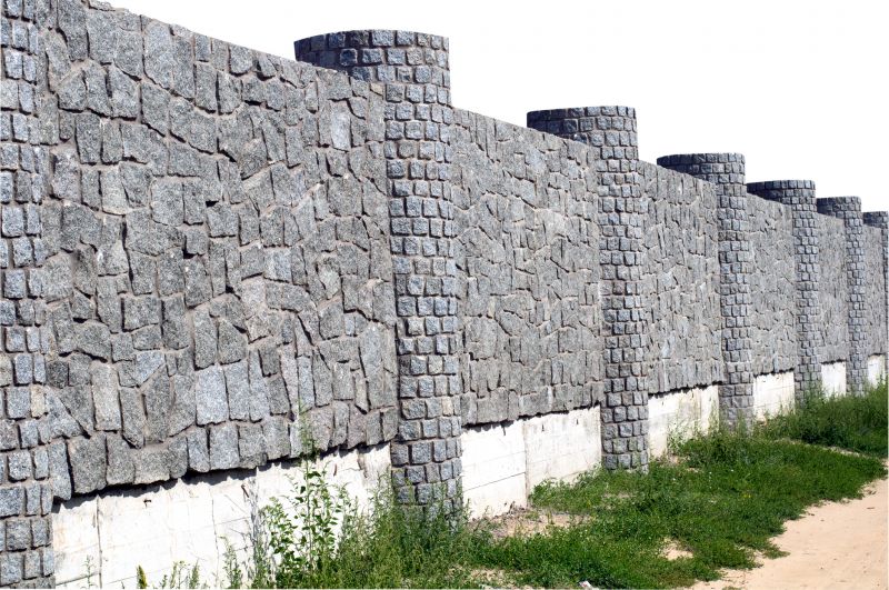 Stone Wall Repair in Surprise, AZ